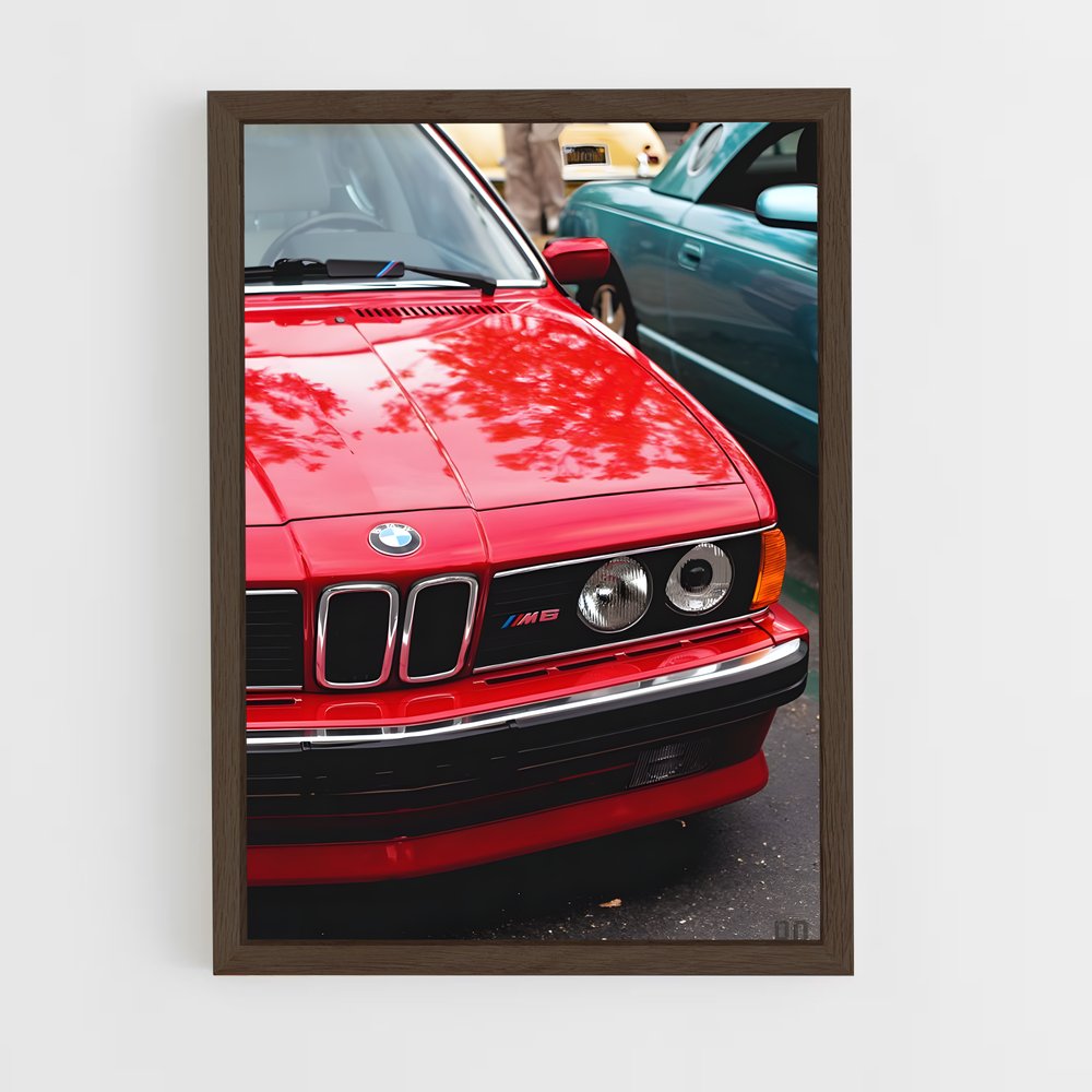 Poster M6 Passion Rouge – affiche BMW (vue 5)
